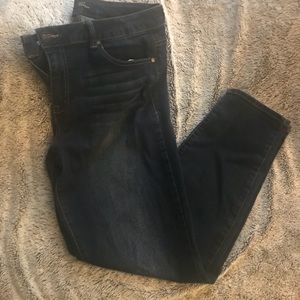 DARK BLUE 1822 DENIM SKINNY JEANS